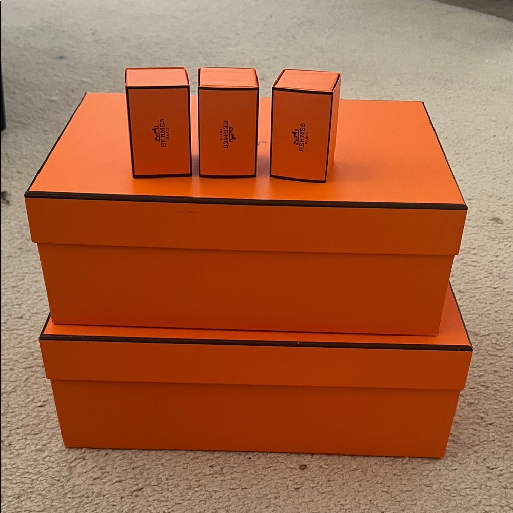 Hermes Orange Gift Boxes